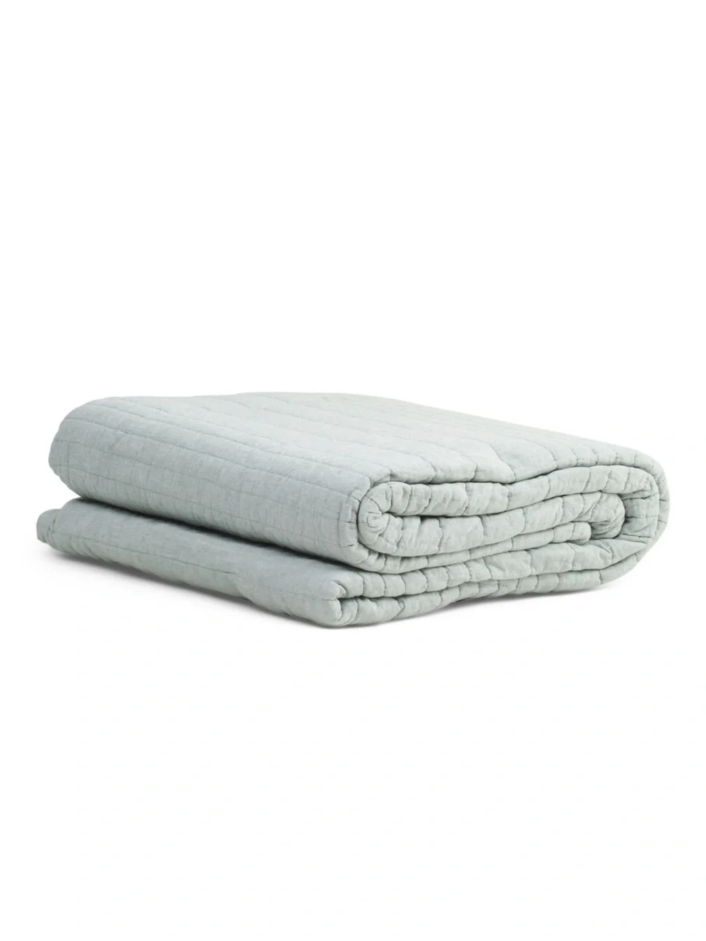 TAHARI HOME linen‎ and cotton blend warm quilt
